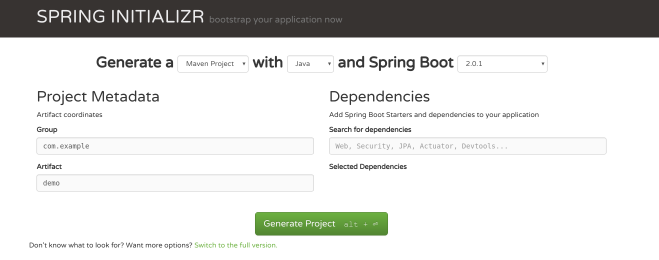 Créer un projet Spring Boot · Formation Spring Boot